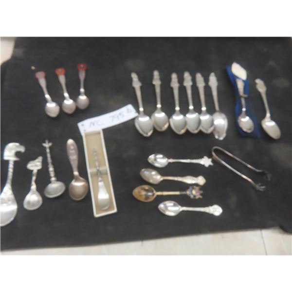 20 Collector Spoons Inc's 6 Pewter, Prince William, 6 Quintuplets