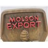 Image 4 : Vintage Molson Export Beer Sign 21x20