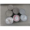 Image 2 : 7 Cans Motor Oil 1Quart and 1 Liter Size Esso, Gulf, 