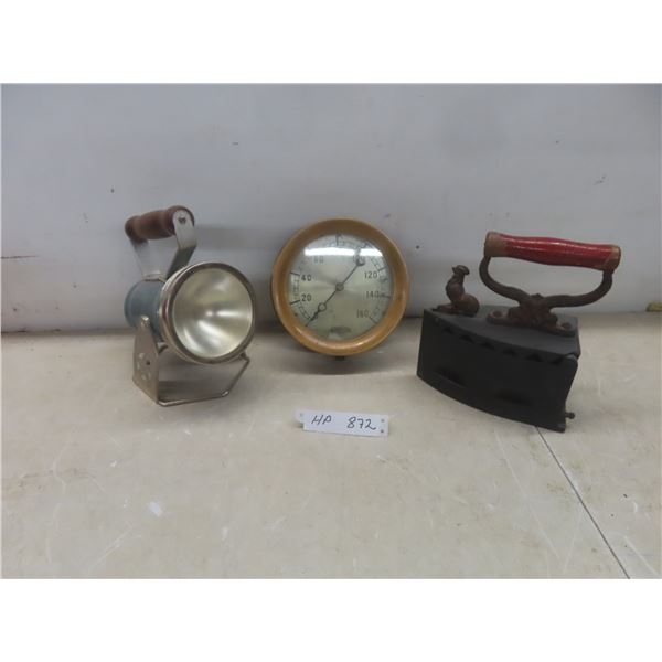 Federal Pressure Gauge 7'' Diameter Vintage Star