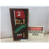 Image 1 : Solid Wood Golf Sign 23x12x3 and Plastic Danger 