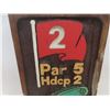 Image 4 : Solid Wood Golf Sign 23x12x3 and Plastic Danger 