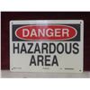 Image 6 : Solid Wood Golf Sign 23x12x3 and Plastic Danger 
