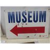 Image 2 : 2 Signs Wood Museum 16x24 Via Train Plexi 