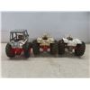 Image 3 : 3 Metal Tractors Largest 7x10x5 1/2
