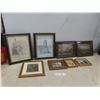 Image 1 : 8 Framed Pictures Largest 13x11