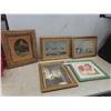 Image 1 : 5 Framed Pictures Largest 18x14