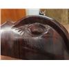 Image 10 : Carved Eagle Head 6''High Oval Mirror,