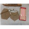 Image 3 : 2 Vintage Hand Made Crochet Bags, Oriental 