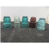 Image 1 : 5 Glass Insulators 