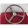 Image 2 : Vintage Steering Wheel, 2 Steering Wheel Horn Rings: Ford & 