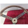 Image 4 : Vintage Steering Wheel, 2 Steering Wheel Horn Rings: Ford & 