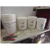 Image 1 : (5) The Brew Doctor Primary Fermenters Pails. Each Contains 5