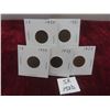Image 1 : 5 Vintage Canada Pennies 1930,31,32,33,34.