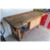 Image 4 : Shop Wood Work Bench with 3 Drawers 34'' x 26'' x 65''