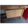 Image 6 : Shop Wood Work Bench with 3 Drawers 34'' x 26'' x 65''