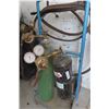 Image 6 : Acetylene Torch, Gauges, Tanks & Cart