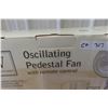 Image 2 : Weather Works Oscillating Pedestal Fan, Appears New. 