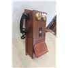 Image 2 : Antique Northern Electric Oak Telephone 