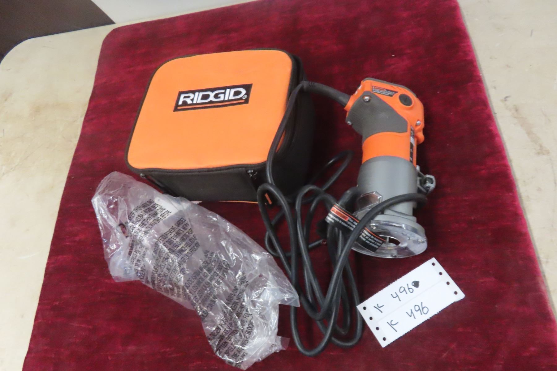 Ridgid R2401 Router Compact 1 1/2HP with Case