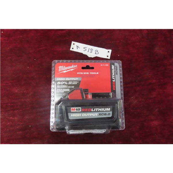 New Milwaukee M18 Battery 