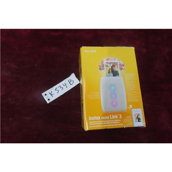 Fuji Film Instax Mini Link 3 Smartphone Printer