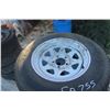 Image 4 :  Trailer Tires & Rims ST 205/75 DIS, Some Tires OK, 