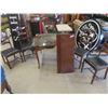 Image 1 : Walnut Fold Out Stand / Table with 2 leaves & 