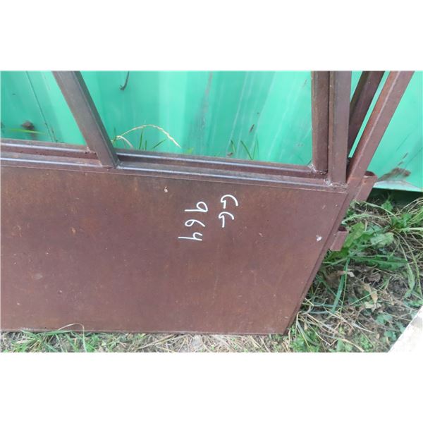 2 Feed Bunk Metal Panels 8ft Long x 4ft High 