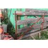 Image 2 : Metal Frame & Fir Plank Gates (1) 10ft, (1) 16ft , Both 