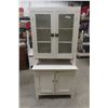 Image 1 : Painted Stepback Kitchen Cupboard 74'' x 36'' x 21'' 