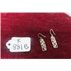 Image 1 : Sterling Silver Earrings Pair 4.9grams