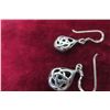 Image 4 : Sterling Silver Pair of Earrings 2.4grams 