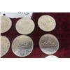 Image 2 : 16 Canadian $1 Coins 1960s, 70s, 80s