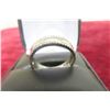 Image 2 : 10k White Gold and Diamond Ring Size 9 4.2grams 