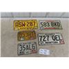 Image 1 : 5 Manitoba License Plates (1) Motorcycle