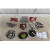 Image 1 : 10 Belt Buckles : Rock and Roll, Kiss, Rolling Stones, 