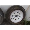 Image 3 : 2 Trailer Tires 5.30-12 and Rims - Tires Never Used 