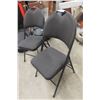 Image 2 : 6 Matching Folding Leg Chairs 