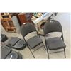 Image 1 : 6 Matching Folding Leg Chairs 