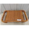 Image 2 : Breakfast-In-Bed Wicker Tray 