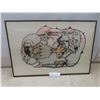 Image 1 : Framed Print 30" x 20"