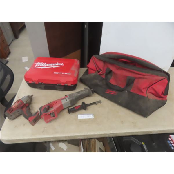 Milwaukee Cordless Recip Saw, Impact, No Batteries