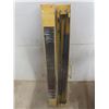 Image 2 : 2 Folding Metal Saw Horses and Rolling Work Table