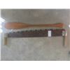 Image 1 : 2 Man Saw 50" Long & Wood Paddle 48"