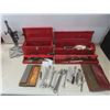 Image 1 : 2 Tool Boxes w/ Wrenches, Screw Drivers, Drill Press Stand for Corded Drill + More