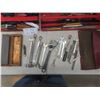 Image 2 : 2 Tool Boxes w/ Wrenches, Screw Drivers, Drill Press Stand for Corded Drill + More