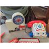 Image 2 : Fisher Price Phone, McDonalds Toys, Monopoly, Talking Alarm + More