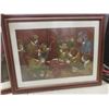 Image 2 : 3 Framed Poker Playing Dog Pictures 14 x 18