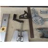 Image 8 : Hand Tools: Vise Grips, Level, Snips, Crescent Wrench, Bits, Planers, Square, Anvil Clamps +